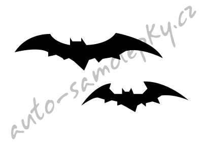 Samolepka - netopi - 0288