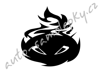 Samolepka - flame - 0609
