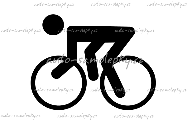 Samolepka - cyklistika - 0717