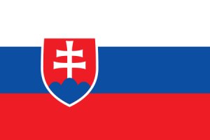 Samolepka - vlajka Slovensko - Slovakia - SK
