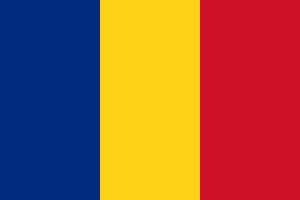 Samolepka - vlajka Rumunsko - Romania - RO