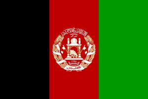 Samolepka - vlajka Afganistn - Afghanistan - AFG