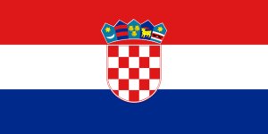 Samolepka - vlajka Chorvatsko - Croatia - HR