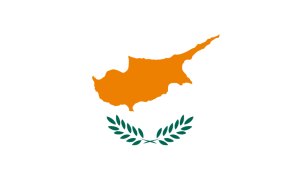 Samolepka - vlajka Kypr - Cyprus - CY