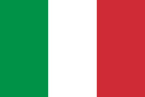 Samolepka - vlajka Itálie - Italy - I
