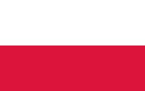 Samolepka - vlajka Polsko - Poland - PL