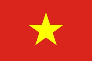 Samolepka - vlajka Vietnam - VN