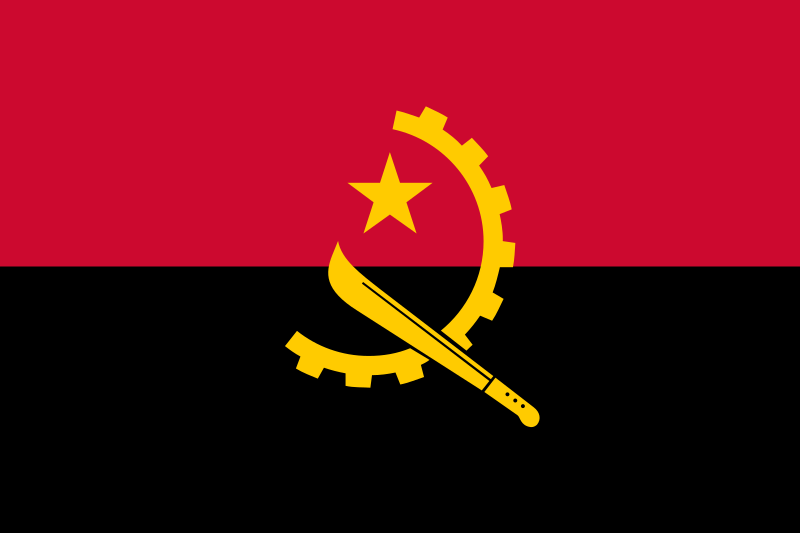 Samolepka - vlajka Angola - ANG