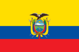 Samolepka - vlajka Ekvdor - Ecuador - EC