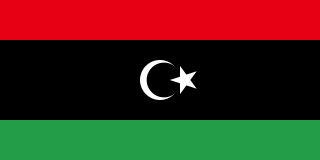 Samolepka - vlajka Libye - LAR