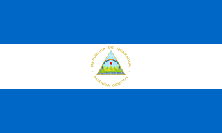 Samolepka - vlajka Nikaragua - Nicaragua - NIC