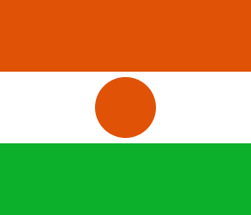 Samolepka - vlajka Niger - RN