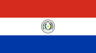Samolepka - vlajka Paraguay - PY