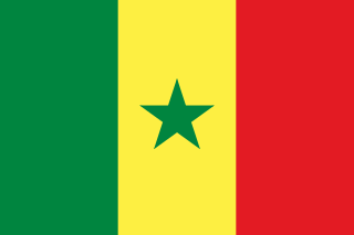 Samolepka - vlajka Senegal - SN