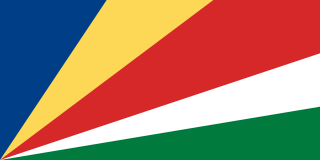 Samolepka - vlajka Seychely - Seychelles - SY