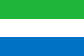 Samolepka - vlajka Sierra Leone - SLE
