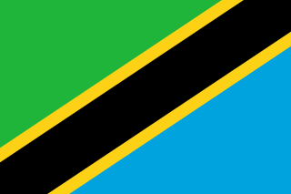 Samolepka - vlajka Tanzanie - EAT