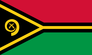 Samolepka - vlajka Vanuatu - VU