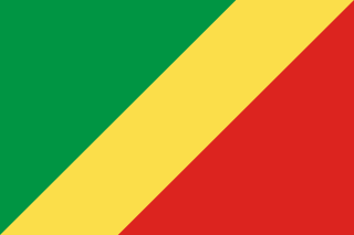 Samolepka - vlajka Konžská republika - Kongo - RCB