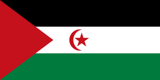 Samolepka - vlajka Saharská arabská demokratická republika