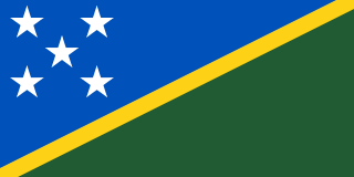 Samolepka - vlajka alomounovy ostrovy - Solomon Islands - SOL