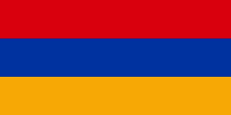 Samolepka - vlajka Armnie - Armenia - ARM