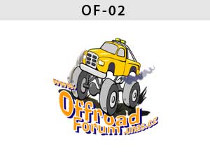 Samolepka - OffroadForum.cz 25x21,5cm