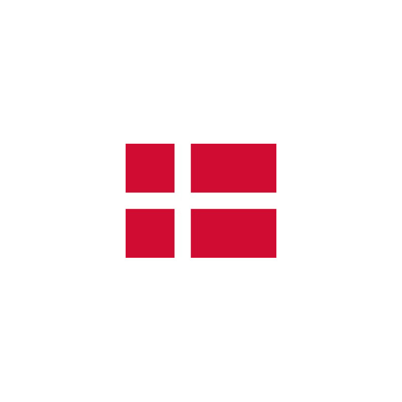 Samolepka - vlajka Dánsko - Denmark - DK