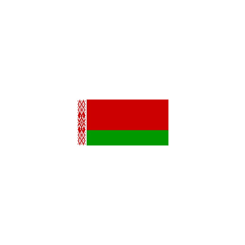 Samolepka - vlajka Bělorusko - Belarus - BY