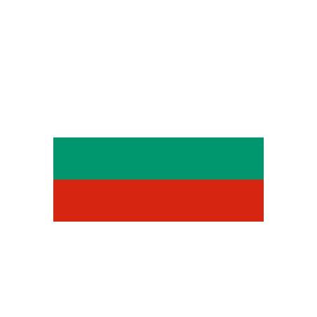 Samolepka - vlajka Bulharsko - Bulgaria - BG