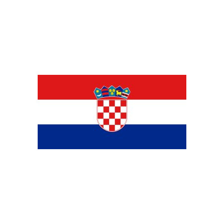 Samolepka - vlajka Chorvatsko - Croatia - HR