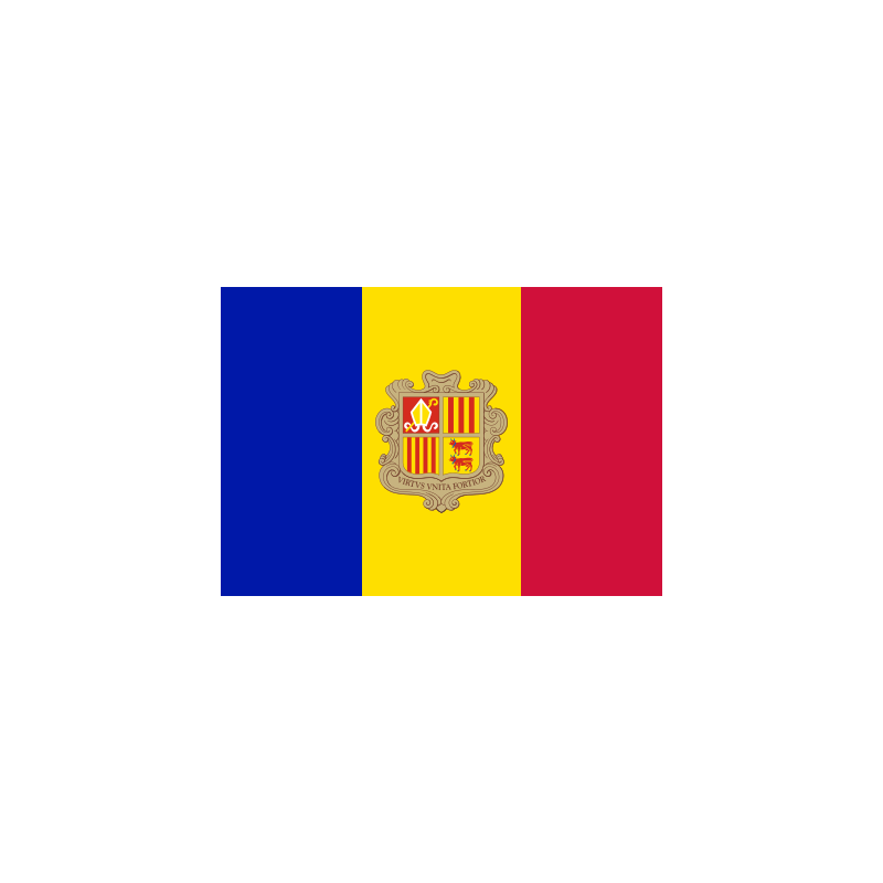 Samolepka - vlajka Andorra - AND