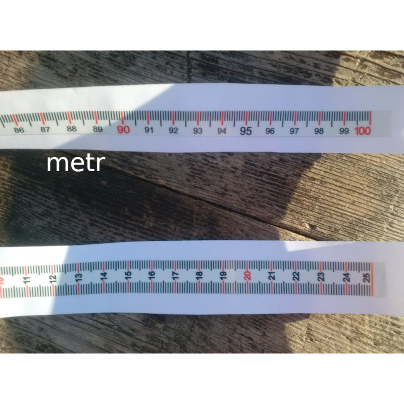 Samolepící metr - 100 cm